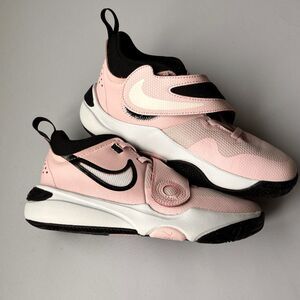 Little Kid's Nike Team Hustle D 11 Pink Foam/Summit White-White (DV8994 600)